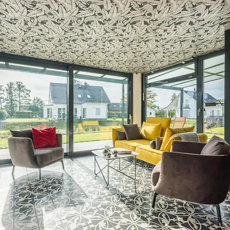 Luxus 122 M² Direkt Am Wasser Mit Boot Apartment Krakow am See